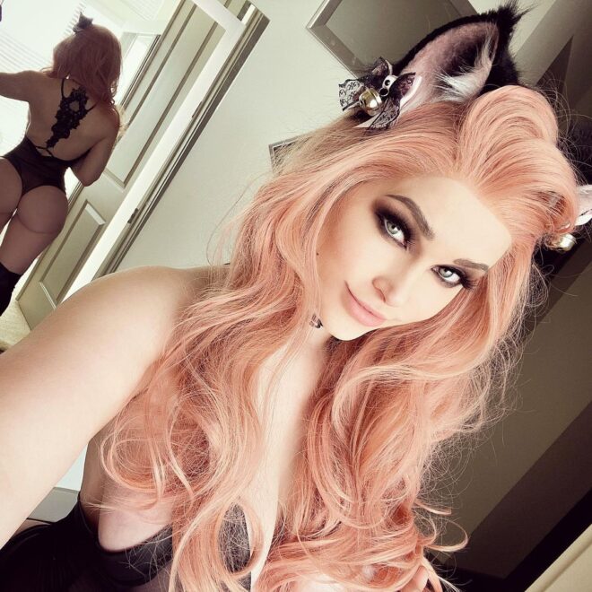 I’m an e-girl playing a cat girl disguised as another e-girl