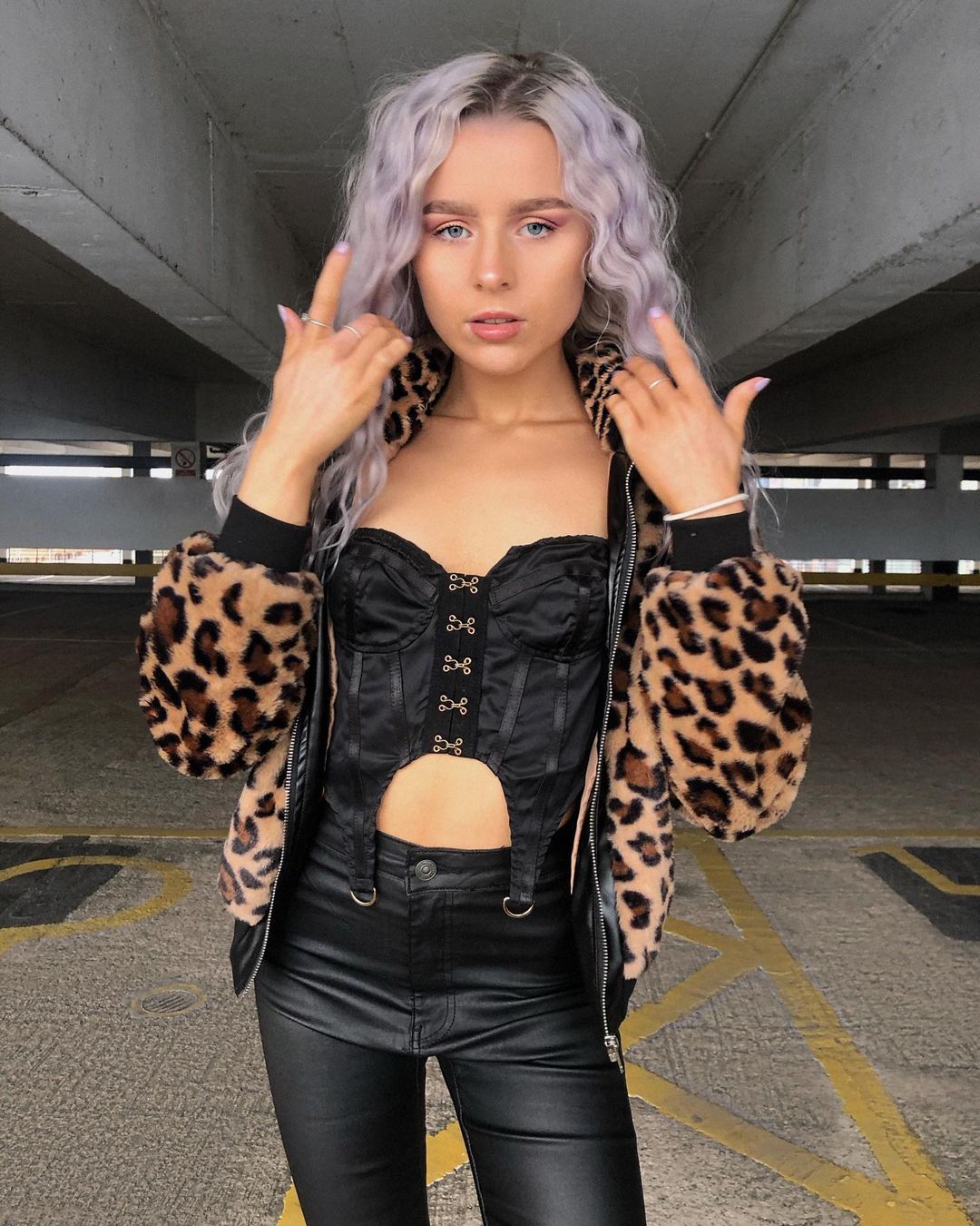 Leopard print jacket from go check out their page and give them a follow Use m 3