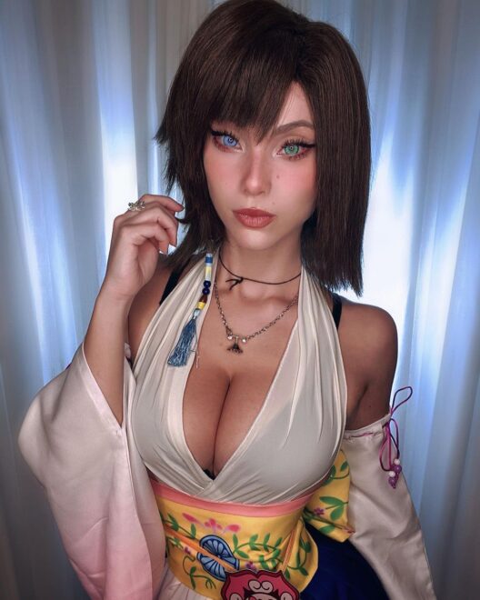 Yuna from Final fantasy X 
I love this game so much! Do you like it? What is you
