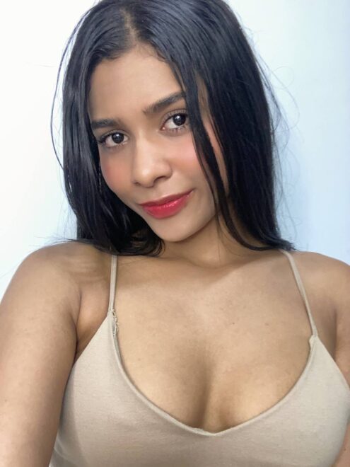 Would you like to lick my soft Latina tits?